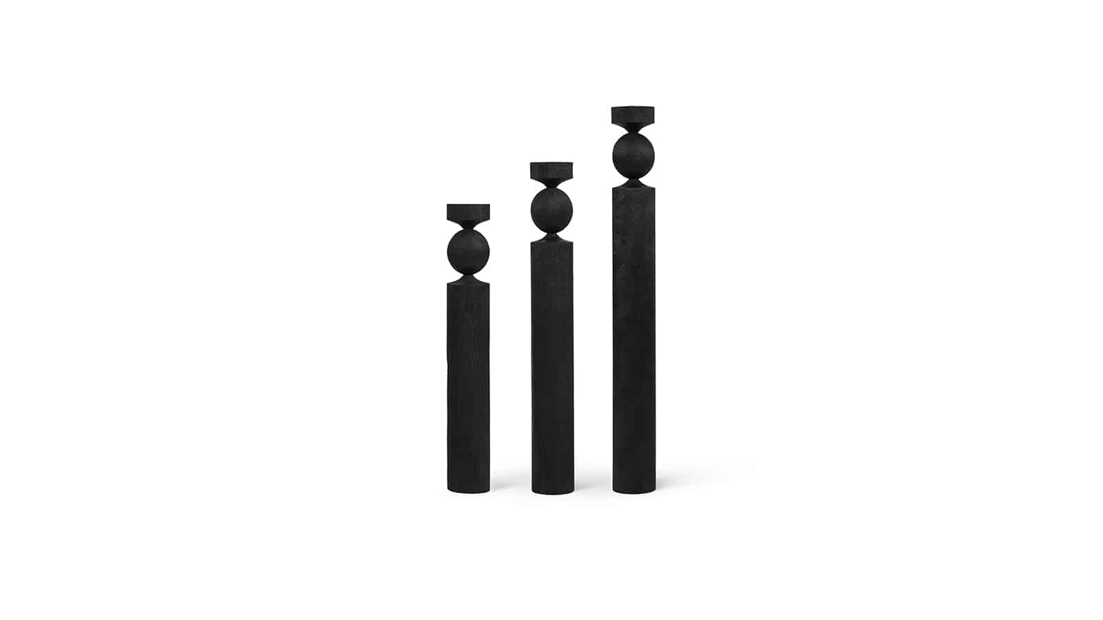 شمعدان ایستاده مریدا مشکی
